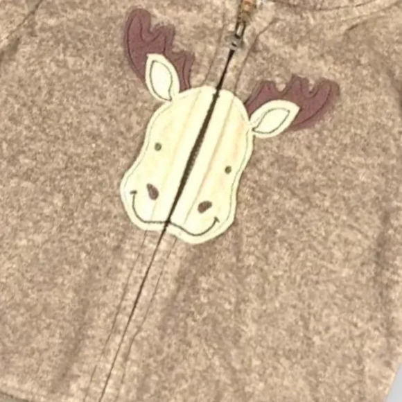 Carter’s Fleece Zip Up Jacket  - 12M - Picture 2 of 4